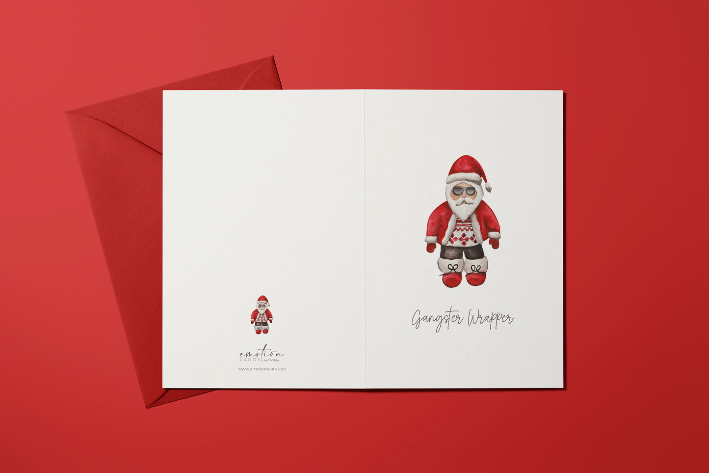 Weihnachtskarten Set | Funny quotes Aquarell