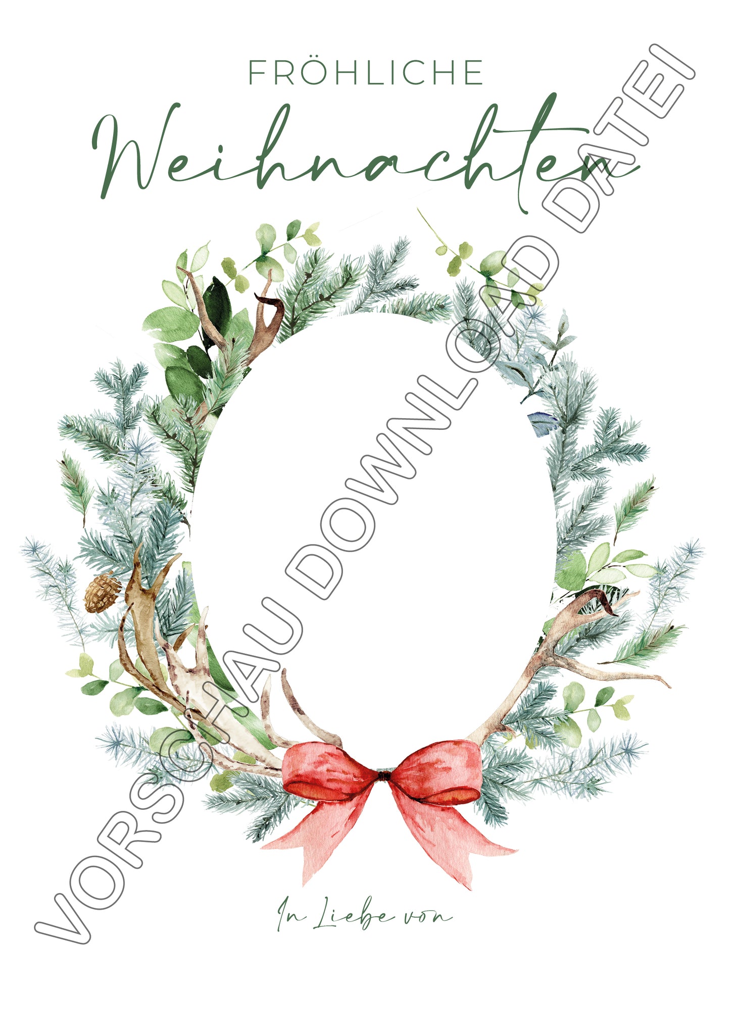 DIY Kinder Handabdruck zu Weihnachten | Fröhliche Weihnachten 3