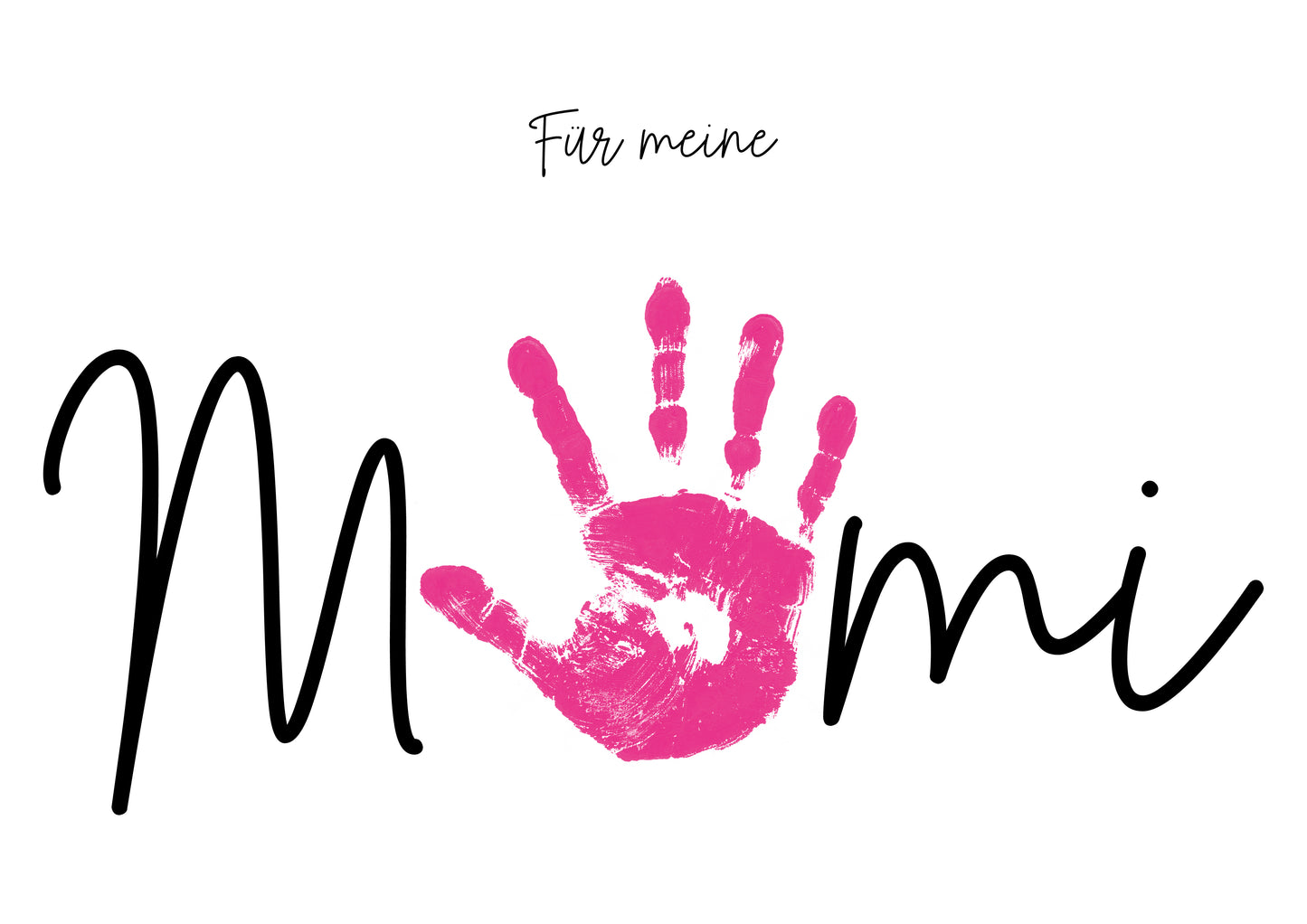 DIY Handabdruck | Für meine Mami