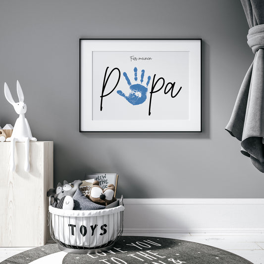 DIY Handabdruck | Für meinen Papa