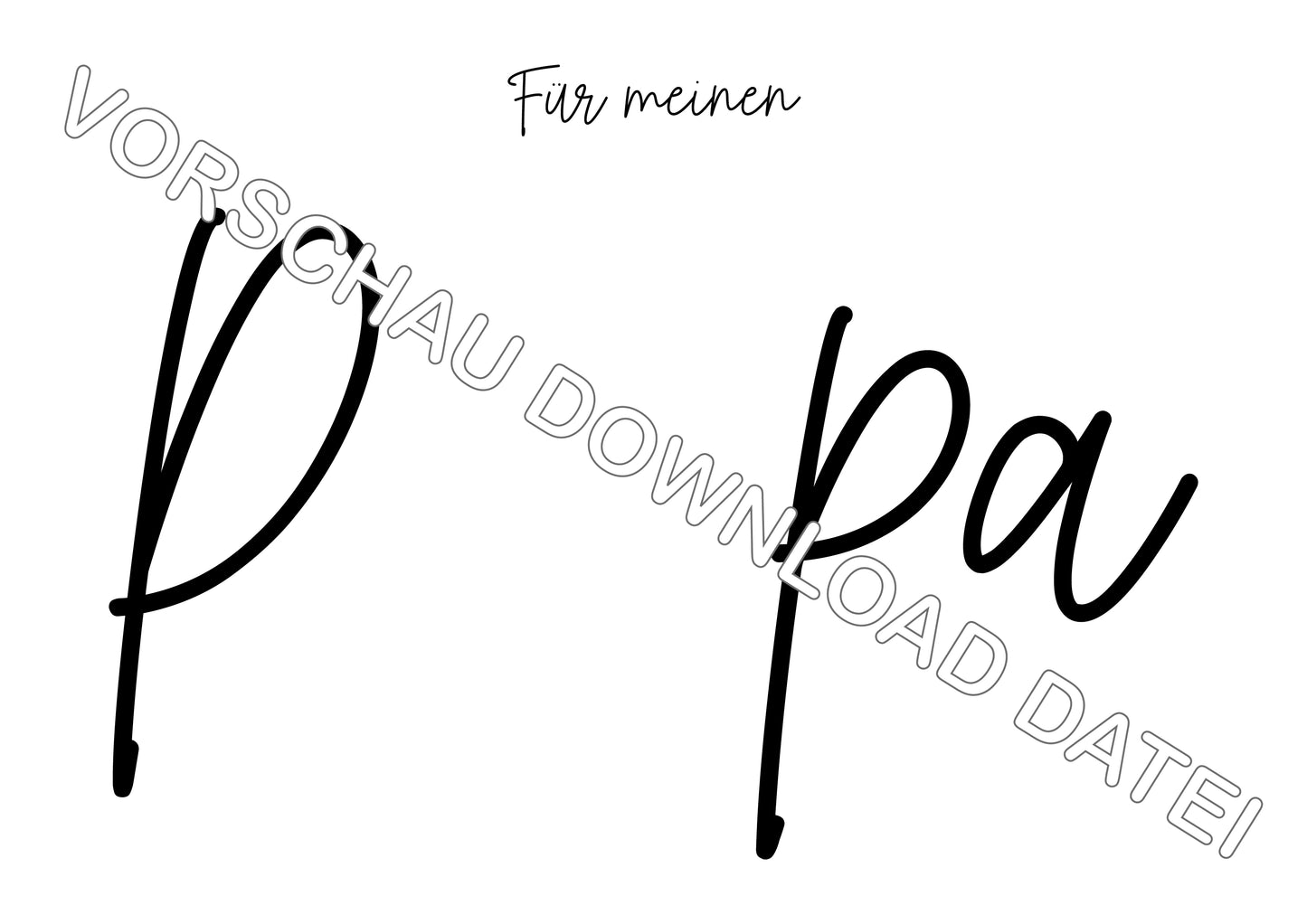 DIY Handabdruck | Für meinen Papa