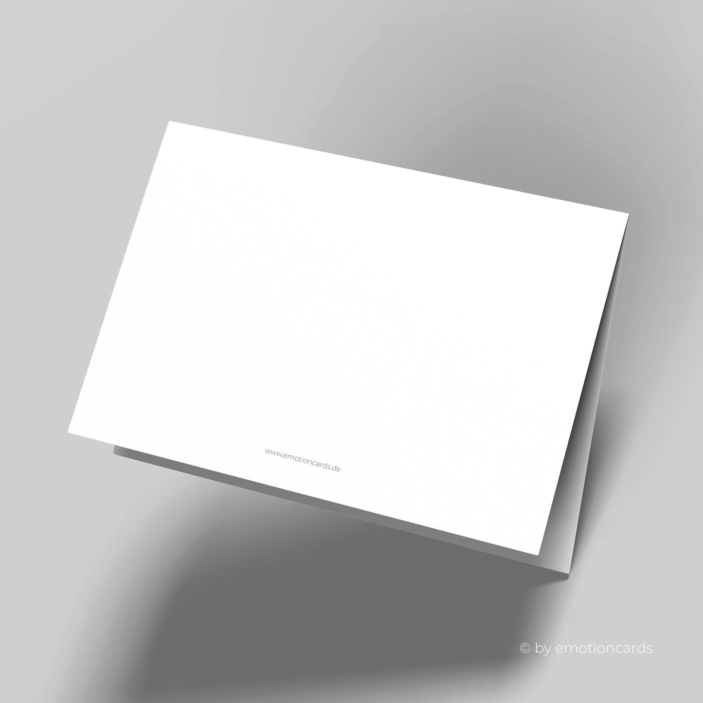 Elegante Trauerkarte (Klappkarte) | Beileidskarte | mit Rahmen | Premium-Karton | Inkl. Umschlag | Große Karte (170mm x 115mm)