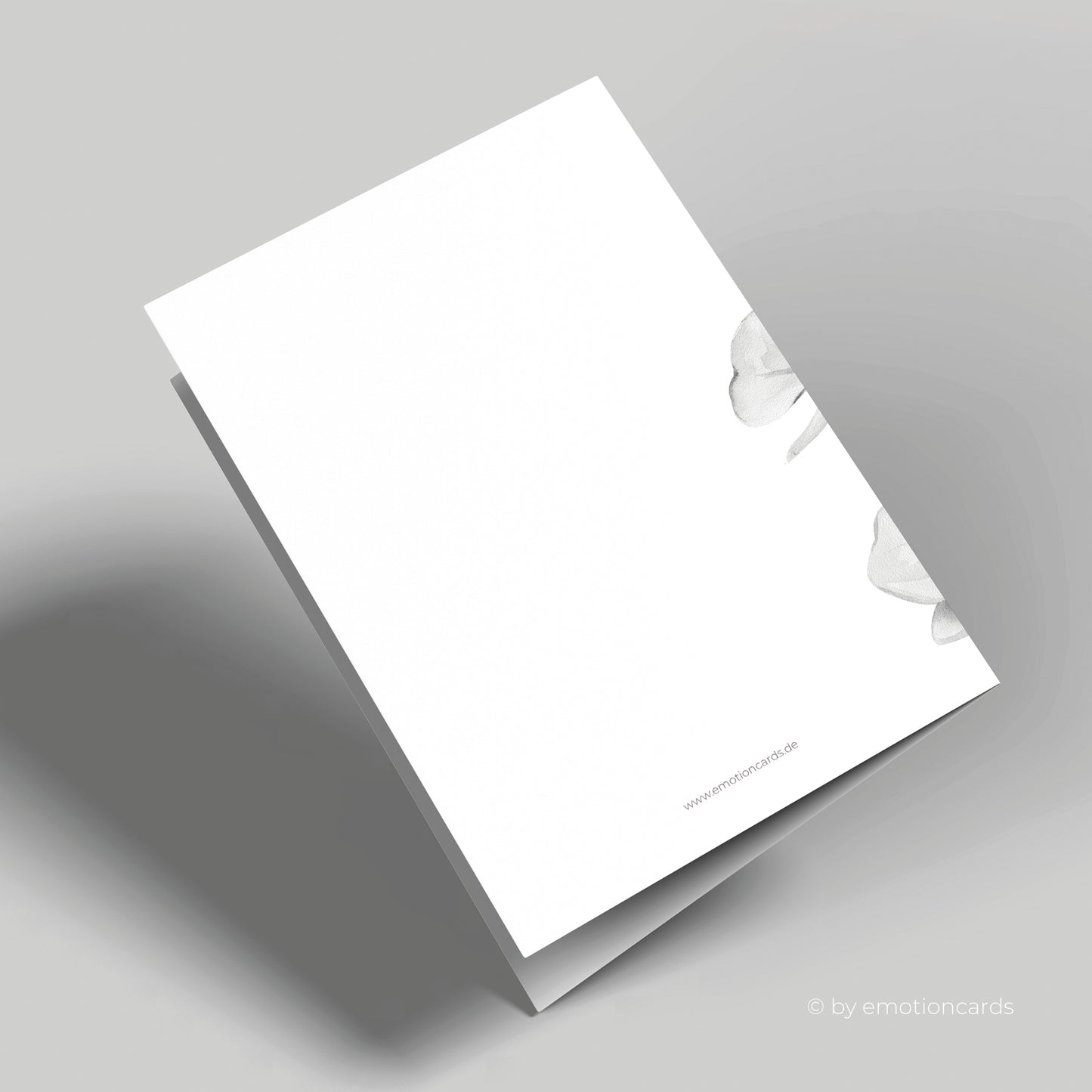 Trauerkarte | Unser herzliches Beileid - Orchidee