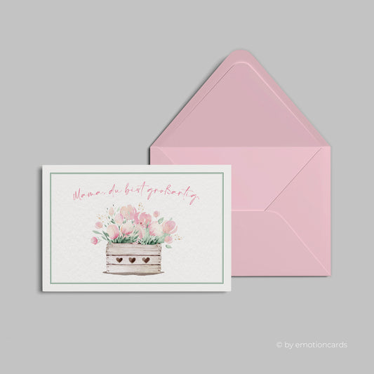 Muttertagskarte | Mama Du bist großartig