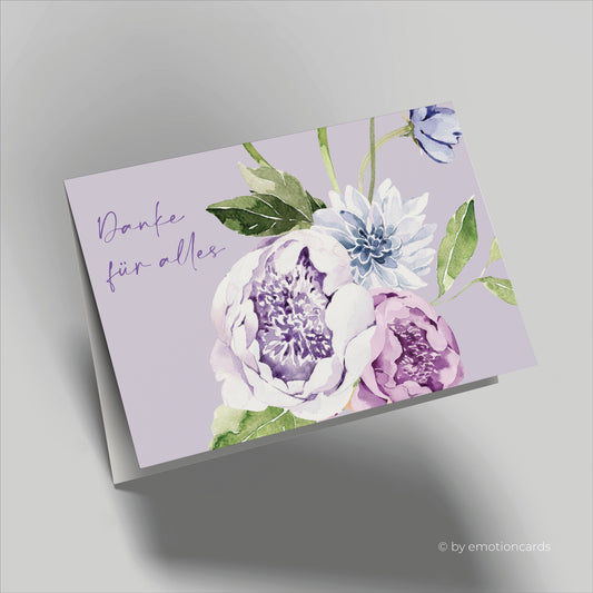 Muttertagskarte | Danke für alles