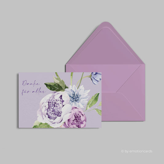 Muttertagskarte | Danke für alles