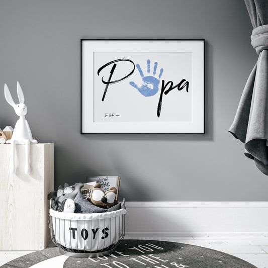 DIY Handabdruck | Papa in Liebe von