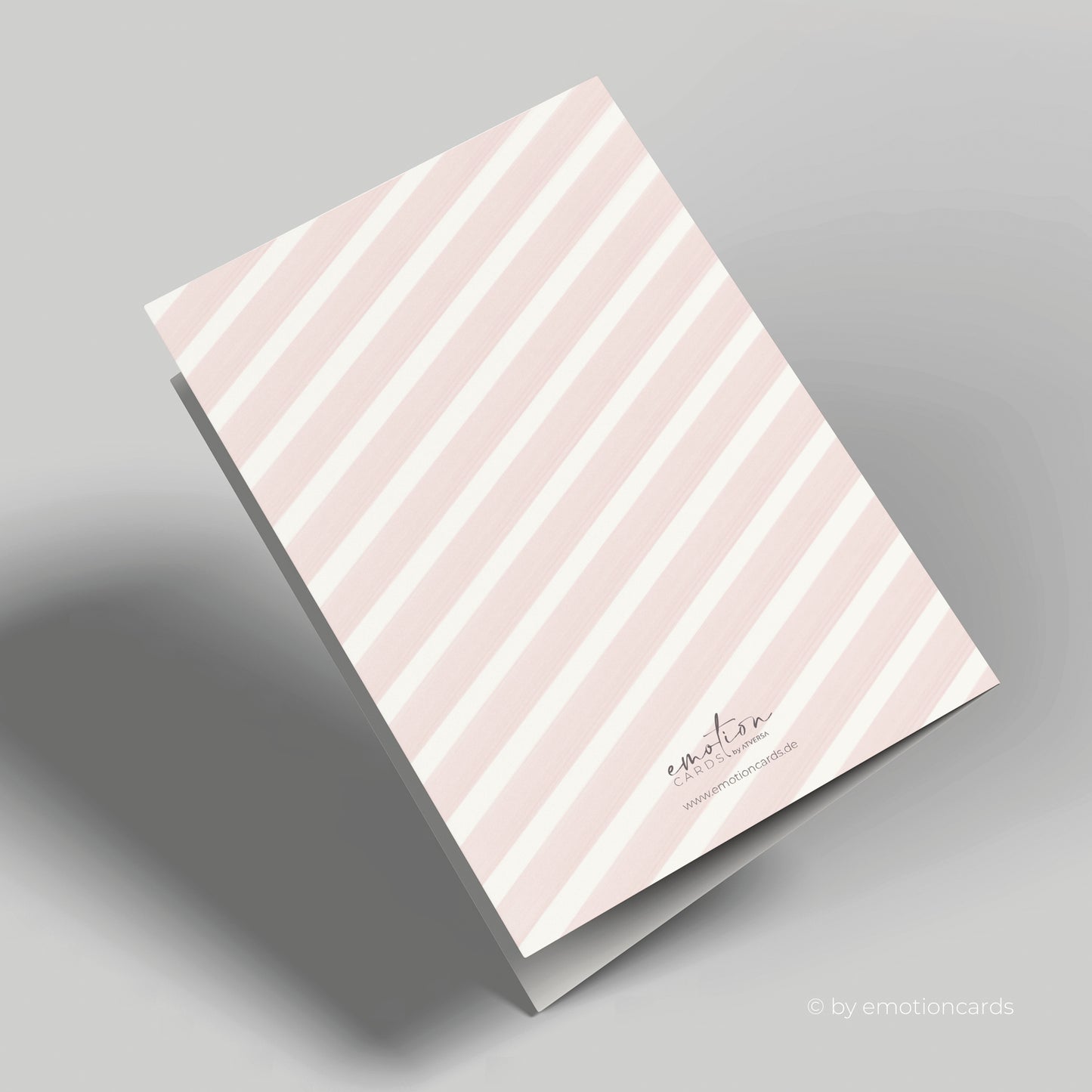 Geburtstagskarte | knallende Korken rosa Streifen