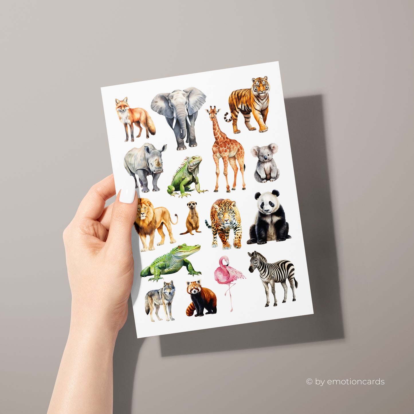 96 tolle hautfreundliche Tattoos für Kinder | Temporäre Tattoos | Wilde Tiere | vegan gedruckt | dermatologisch getestet