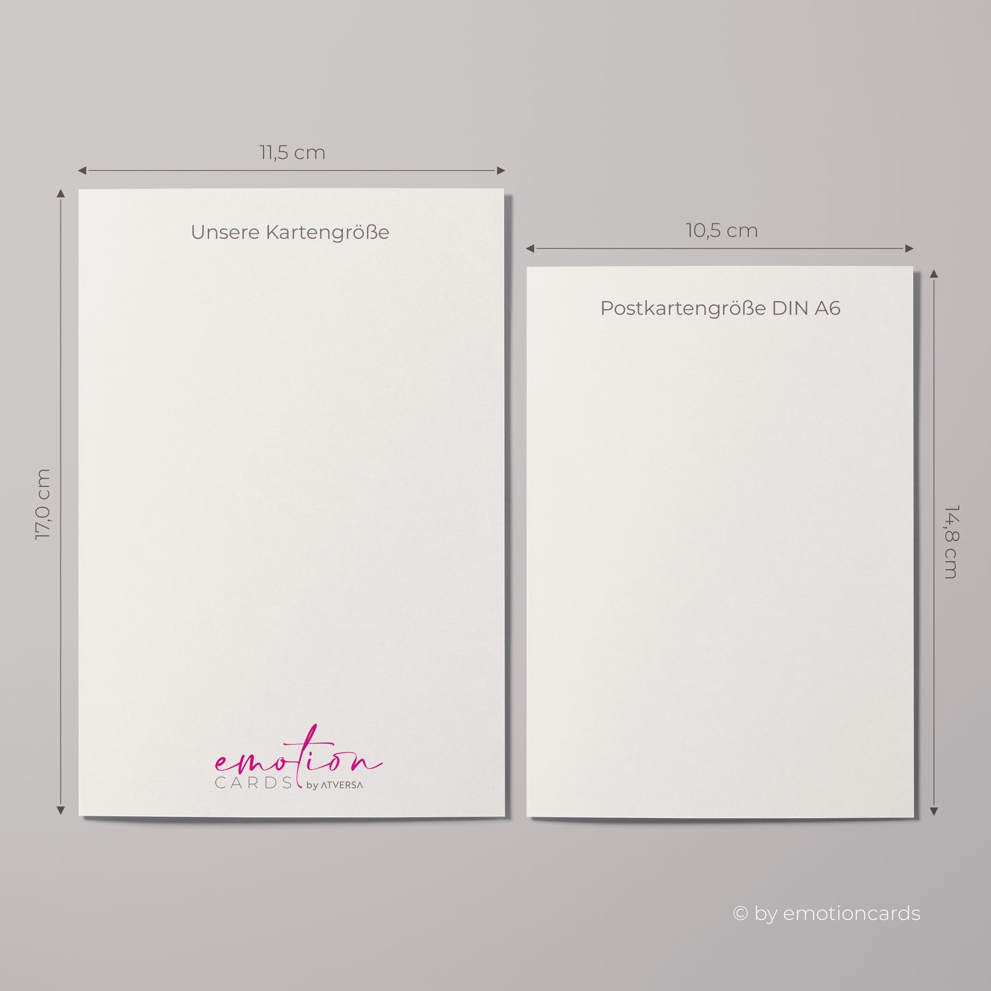 Elegante Trauerkarte (Klappkarte) | Aufrichtige Anteilnahme| mit Rahmen | Premium-Karton | Inkl. Umschlag | Große Karte (115mm x 170mm)