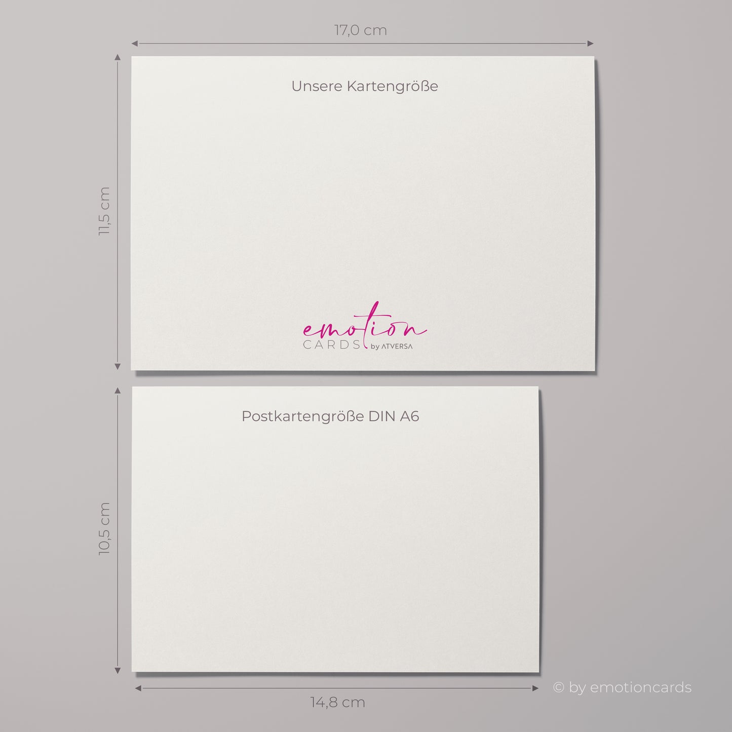 Elegante Trauerkarte (Klappkarte) | Beileidskarte | mit Rahmen | Premium-Karton | Inkl. Umschlag | Große Karte (170mm x 115mm)